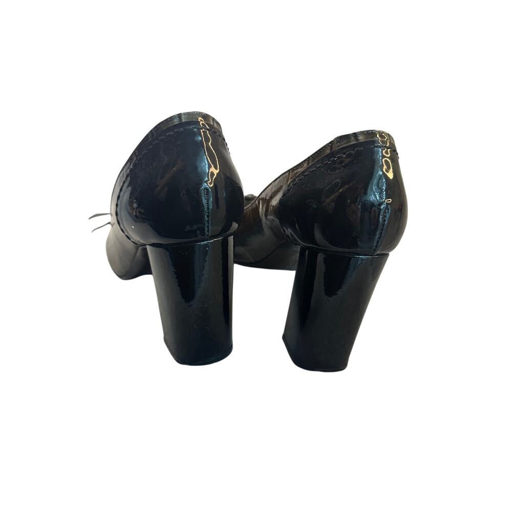 Marc by Marc Jacobs Pumps Bow Croc Leather Block Heel 39 Archival Vintage - Picture 6 of 12
